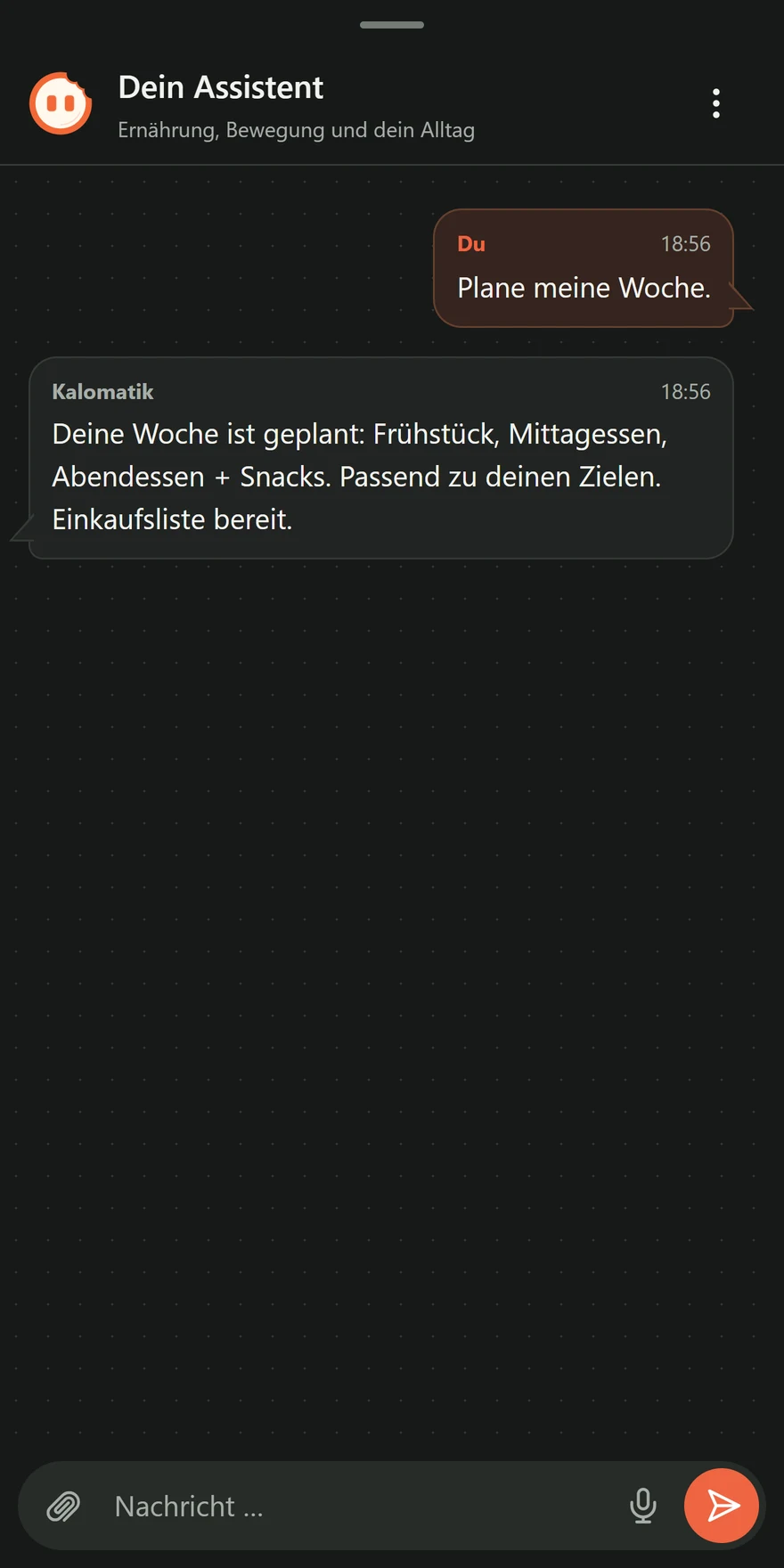 Kalomatik-Assistent plant die Woche im Gespräch